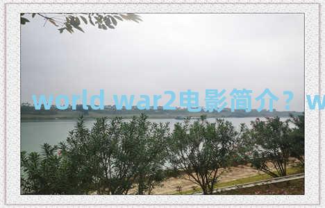 world war2电影简介？world war 2电影